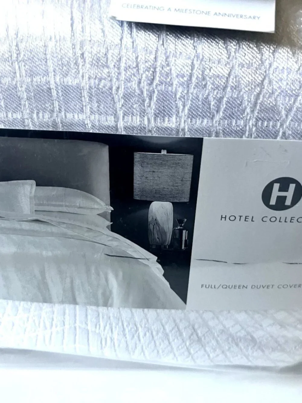 Hotel Collection Fractured Geo Duvet Cover Set Full/Queen– Modern Luxury Bedding